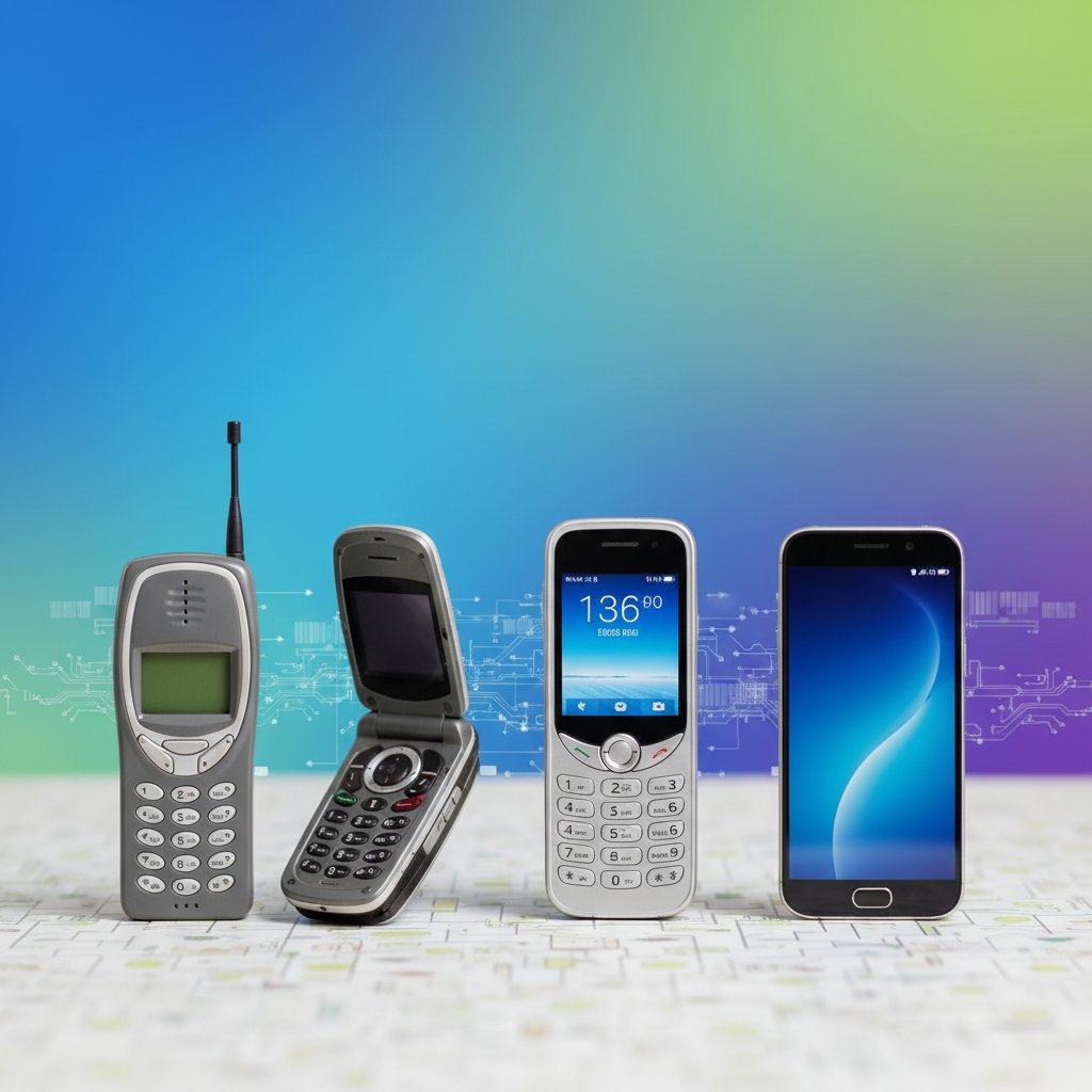 Vývoj mobilních telefonů od 90. let