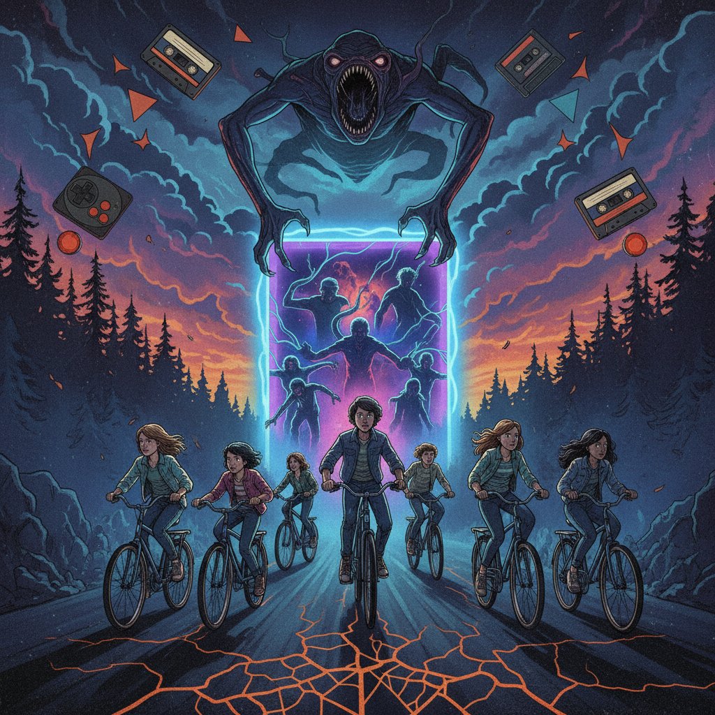 Stranger Things – 80s sci‑fi fenomén